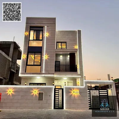 Modern 6-Bedroom Villa for Sale in Al Zahya 2, Ajman – Registration & Utilities Included