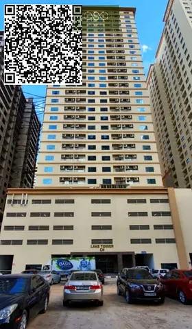 2 BEDROOM APARTMENT AVILABLE FOR SALE WITH PARKING GARDEN VIEW IN LAKE TOWER C4 EMIRATES CITY AJMAN