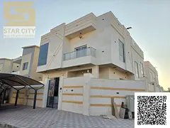 Corner villa on two streets for rent in Al Yasmin, 5 rooms, modern design, very prime location, pric