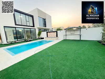 4-bedroom master villa with golf and lake views, private pool and garden, spacious and luxurious finishes