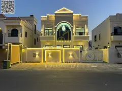A luxury super deluxe villa for sale in the Halio 2 area of ​​Ajman at an attractive and special