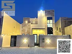 Luxury villa for rent in Al Zahia, first occupancy, 4 master bedrooms with a roof terrace. Price: 95
