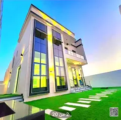 Dream villa in Al Yasmin with a luxurious design. A sophisticated villa for sale in the Al Yasmin ar