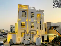 Modern luxury corner villa - two floors and a roof with a private pool and very spacious spaces, dir