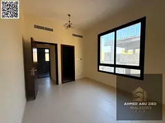 One bedroom, living room, and two bathrooms with a balcony. The bedroom is a master suite. First occ