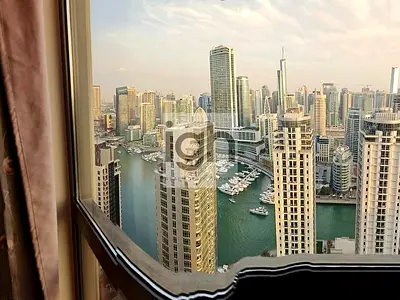 Fully Furnished 2BR | High Floor | Marina View