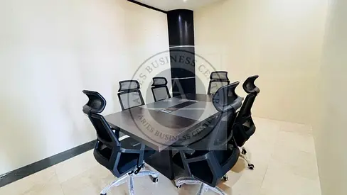 FITTED OFFICE WITH EJARI FURNISHED | MULTIPLE CHEQUES | NEAR BUS, TAXI AND METRO  | DEWA CHILLER WIFI FREE