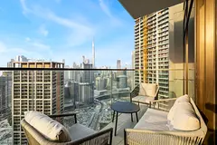 Upgraded 1BR | Luxury Furnished | Burj Khalifa View