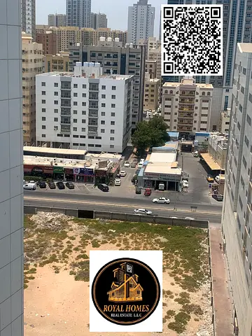 عرض مميز: شقة بغرفة نوم واحدة بإطلالة جزئية مفتوحة مع موقف سيارات للإيجار، مكيفة مركزياً، واسعة وبسعر مميز في موقع رائع في أبراج لؤلؤة عجمان.