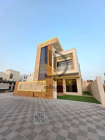 3-storey villa with 6 master bedrooms for sale in Al Bahia area