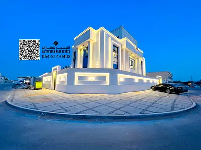 للبيع فيلا زاويه شارعين تشطيب شخصي ملكي فاخر سوبر ديلوكس في منطقة الحليو ثالث ارض من شارع الشيخ خليفه بالقرب من مسجد مباشره وجميع الخدمات سهل الخروج ا