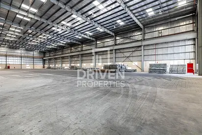 Well-Maintained Warehouse with Overhead Crane