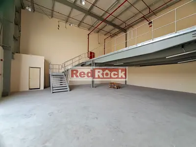 2443 Sqft Warehouse with Small Mezz for Office Use