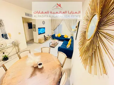 for rent monthly A fully furnished One-bedroom Two-bathroom apartment in Al Taawun 1