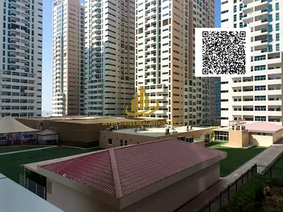 شقة بغرفة نوم واحدة ومطبخ مغلق وموقف سيارات، مساحة كبيرة، متاحة للبيع في أبراج عجمان وان.