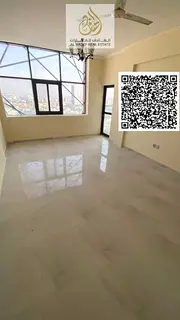 Two bedrooms and a living room with three bathrooms, a balcony with an open view, a gym, a swimming