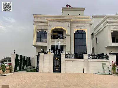 Luxury Villa for Sale in Al Helio 2 – Ajman | 6 Master Bedrooms + Maid’s Room + Rooftop | Central A/C | AED 2,100,000 Only | Price Negotiable | All Fe