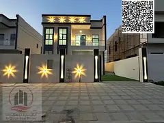 Villa for sale in Ajman, Al Helio 2 area, including registration fees (3 master bedrooms + large liv