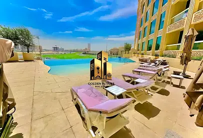 Brand new building with pool jim and cover parking close to sharja airport road