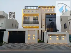 Luxury super deluxe villa for sale in Al Zahiyah area, Ajman, including air conditioning, at a speci
