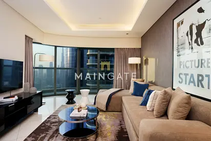 3BR | Furnished | Burj Khalifa and City View