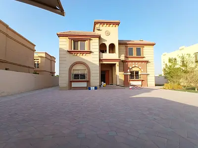 Luxurious 5-BR villa + maid + driver room No cash  Deposit in al noaf sharjah