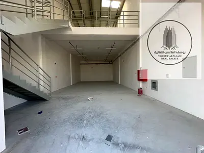 مستودع مميز للإيجار في المنطقة الصناعية 18 – مساحة عملية مع ميزانين ومكتب وجاهزية فورية