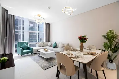 Modern 1BHK with Balcony & Canal View in Meydan!