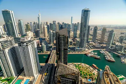 Furnished 2BR | High Floor | Marina View | JBR Shams