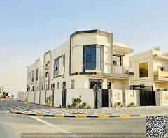 Luxury corner villa for sale in Al Zahiyah area, fully finished to a high standard. Freehold ownersh