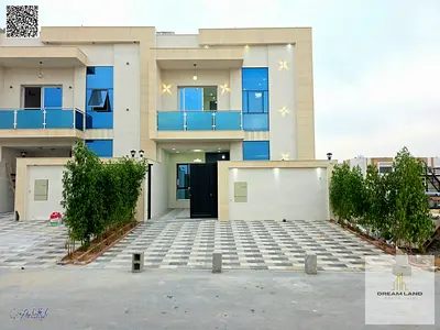 من المالك مباشر شامل رسوم التملك فيلا من أفخم فلل عجمان بناء وتشطيب شخصي سوبر ديلوكس ومساحة بناء وغرف كبيرة جدا تملك حر