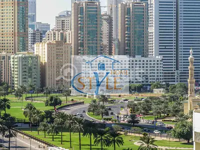 شقة غرفتين نوم في المجاز 2، مباشرة إلى طريق الملك فيصل