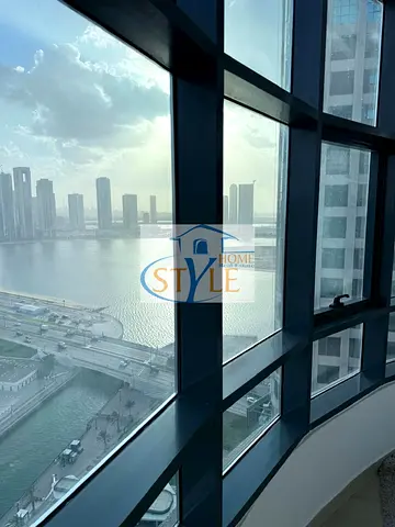 PARONAMIC View of Al Khan Lake 3Bedroom for SALE in Qasba, Al Khan, Sharjah