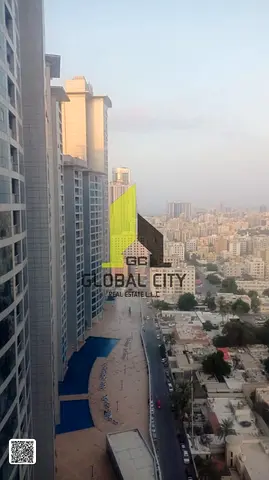 “Where every morning begins with the sea — spacious 2BHK at Ajman Corniche.”