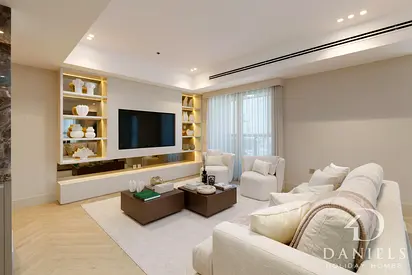 Daniels Fully Upgraded 3BR + maids | Princess Tower | Marina and Sea view