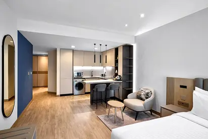 Hotel Apartment Deluxe Studio Sheikh Zayed Road DIFC Yearly Rent AED 140K