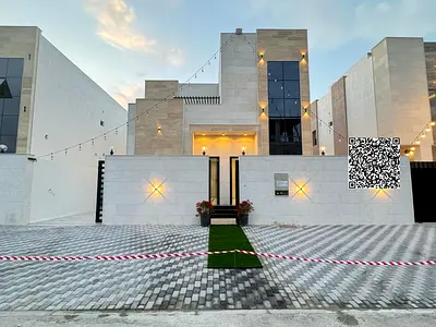 Villa for sale in Al-Haliu 2, ready to move in, close to all services, with luxurious designs, including registration and ownership fees.