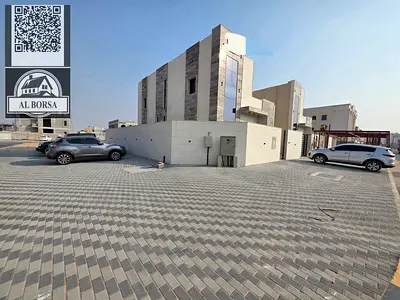 فيلا للايجار في عجمان العامره على زاوية شارعين موقع جميل تسهيلات في الدفع