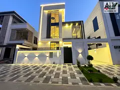 Modern luxury villa for sale, two floors, roof, central air conditioning, high-end finishes, freehol