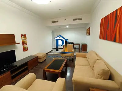 CHILLER FREE FULLY FURNISHED ONLY FOR FAMILY 1BHK APARTMENT WITH BALCONY GYMPOOL AND 1 PARKING FREE ONLY 60K