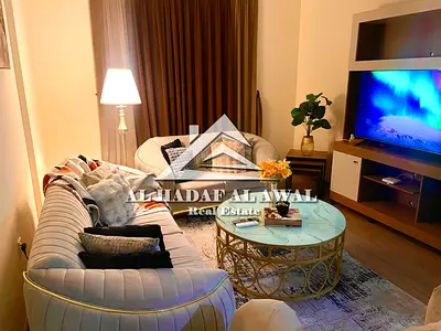 Sharjah, Al Majaz 3, Al Qasba Plaza Building on Al Qasba Waterfront
