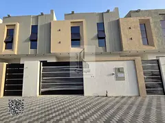 Freehold villa townhouse, ground floor + first floor + roof, Al-Haliyo 1 area - 4 master bedrooms -