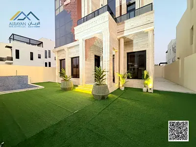 One of the most luxurious villas in Al-Aliya, 6 bedrooms and a swimming pool, including registration and ownership fees, freehold ownership.