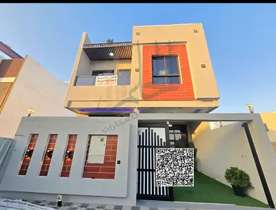 🏡 فرصة مميزة لامتلاك فيلا فاخرة في الزاهية – عجمان!  فيلا جديدة أول ساكن | مفروشة بالكامل | تصميم عصري راقٍ