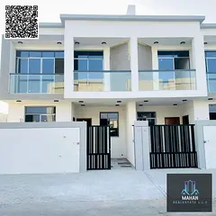 Corner G+1+Roof Townhouse with Modern Architectural Design in Al Bahia – Al Taif Community | 6-Bed