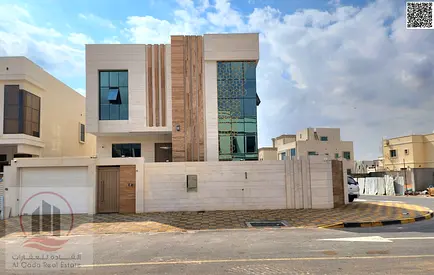 Villas for sale in Al Helio 2 area, Ajman. Elegant design in a prime location.