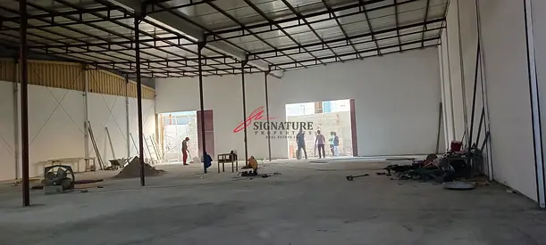 Warehouse For Rent 5,000 Sqft with 3 Phase 25 KVA Electricty Brand New For Rent In New Industrial Area Ajman