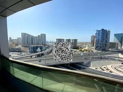 For sale: Two-bedroom apartment with a living room in Al Concor Tower, Ajman. Large area.