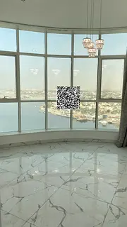 For annual rent in Ajman, a 3-bedroom apartment with a living room is available in Al Waha Tower, ov