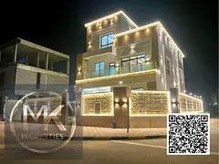 Luxury Corner villa Modern Dishing for Sale IN Al Zahya AJMAN